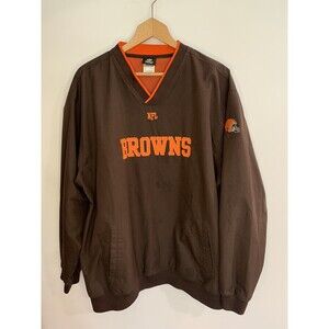 NFL Team Apparel Cleveland Browns Pullover Jacket XL
